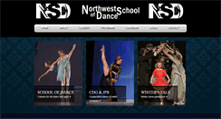 Desktop Screenshot of nwschoolofdance.com